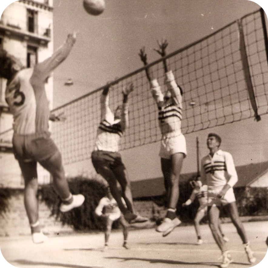 Photo Vintage Volley-Ball Historique
